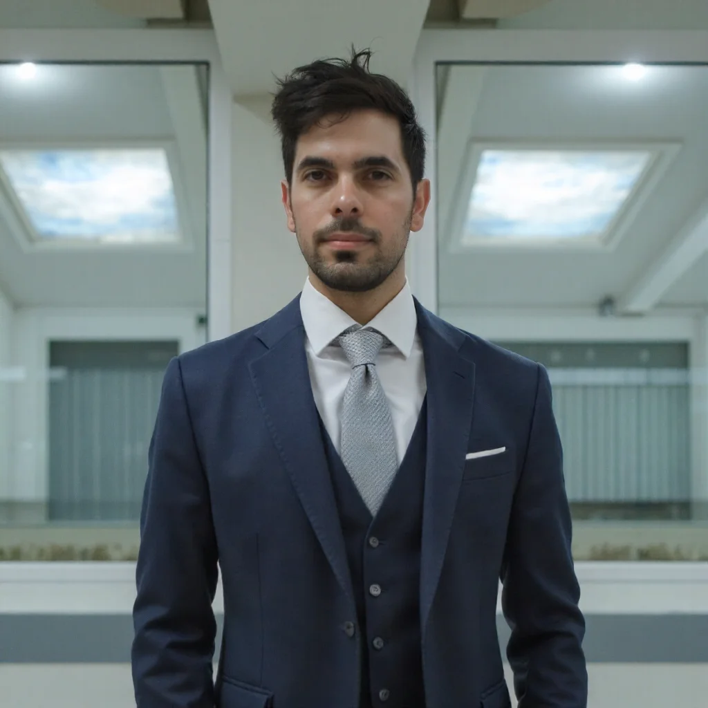 Profile Picture photograph of Valentino Laz looking at the camera for a profile photograph